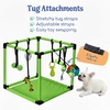 image:imageRaceampHerd 195 Puppy Play Gym  Small Dog Jungle Activity Mat CherryLime