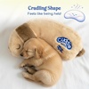 image:imageRaceampHerd CuddleBun Heartbeat Puppy Toy Sleep Aid  Cuddler Pillow BeigeBeige