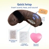 image:imageRaceampHerd CuddleBun Heartbeat Puppy Toy Sleep Aid  Cuddler Pillow BeigeCocoa