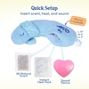 image:imageRaceampHerd CuddleBun Heartbeat Puppy Toy Sleep Aid  Cuddler Pillow BeigeSky