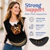 image:imageRaceampHerd Yorkie Pet Carrier  Dog Sling Carrier for Small Dogs OnyxOnyx Easy Strap