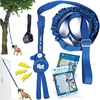 image:imageRaceampHerd Cheeky Chase Flirt Pole for Dogs Heavy Duty  Catch Rod for Pet Fishing Toy Tug of War Dog Toy for Aggressive Chewers Dog Rope Toys for Medium DogsTree Tugger