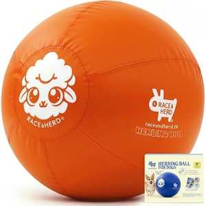 image:imageRaceampHerd 22 Original Herding Ball for Dogs  Balls for Dog Toys OceanTangerine 18 Herding Ball Set