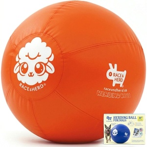 image:imageRaceampHerd 22 Original Herding Ball for Dogs  Balls for Dog Toys OceanTangerine 25 Herding Ball Set