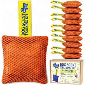 image:imageRaceampHerd Original Dog Scent Training Kit Scent Work Training Kit for Dogs  Nosework for Dog Mental Stimulation Agility Training Equipment for Dogs Brain Games Smell Training Kit for Loss of SmellTangerine  10 Pack Box